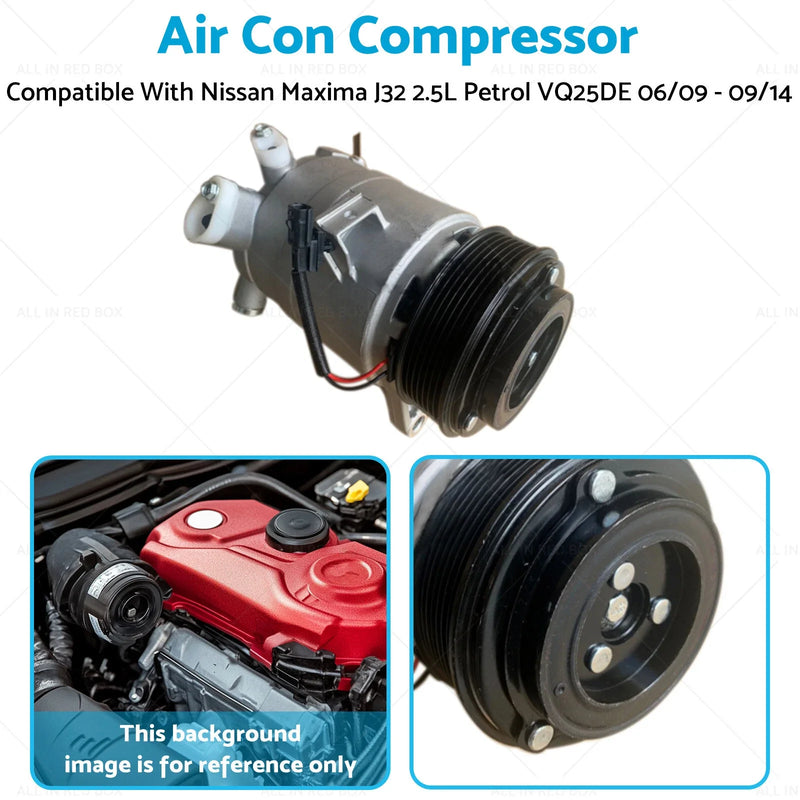 Nissan Maxima J32 2.5L Petrol VQ25DE Air Con Compressor (2006-2014)
