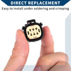 Ford Mondeo (2000-2007) - 1 Set Black Plastic Headlight Socket Plug