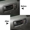 Ford Mustang 2 x Carbon Fiber Interior Door Handle Bowl Trim (2009-2013)