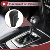 Honda Accord (2008-2012) - Black Beige Faux Leather Car Gear Shift Knob Cover