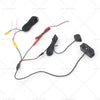 Universal Car 170° 3in1 Reverse Rear View Camera w/ Backup Radar