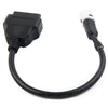 YAMAHA YZF-R125 MT-125 3Pin to 16Pin OBD2 Diagnostic Scanner Adapter Cable