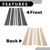 Ford Expedition 6 Pcs Black Carbon Fiber Car Pillar Window Trim Cover (1997-2016)