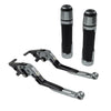 Kawasaki Ninja 650R Extendable Brake Clutch Lever Grip Set (2006-2011)