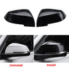 BMW 3 Series F30 F32 2013-18 Gloss Black Side Mirror Cover Caps Overlay fit