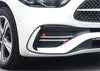 Benz C Class Sedan W206 Chrome Front Fog Light Grilles Covers (2022-2023)