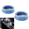 Honda Civic 2016-2021 Blue Climate Switch Knob Ring Cover Trim