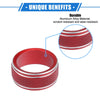 Toyota Camry (2021-2023) Red Car AC Climate Control Knob Rings