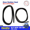 Glass Run Door Channel Rubber Pair Fits Isuzu ELF NPR NKR94 120 HP Truck 1994-06