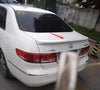 Honda Accord 4DR Sedan White ABS Factory Style Spoiler Wing (2003-2005)