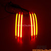 Ducati Diavel LED Red Brake Taillight & Amber Turn Signal Lights (2011-2018)