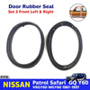 Door Rubber Weatherstrip Front L+R Fits Nissan Patrol Safari Y60 GQ 1987-97 D05