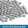 11mm Ball Bearing Steel G16 Precision Ball Silver Tone 50 Pcs