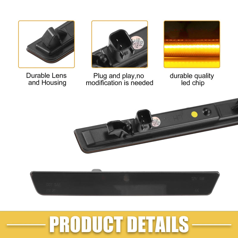 Dodge Amber Red Light LED Side Marker Light