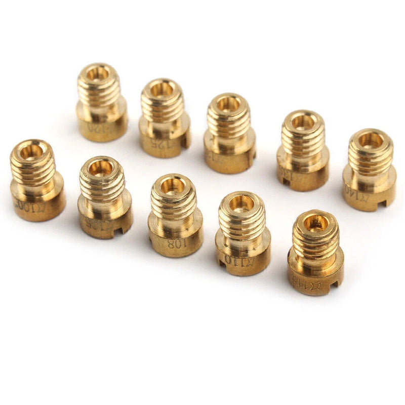 GY6 125cc 150cc M5 Thread Motorcycle Carburetor Main Jet Kit Injector Nozzle
