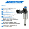 Ford Mondeo Mk4 2.0 EcoBoost Fuel Injector 4 x BB5E-9F593-AA (2010-2014)