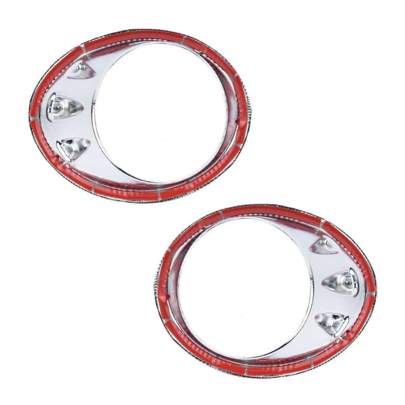 Fog Light Cover Trim Chrome Fits Isuzu D-MAX Rodeo 2WD Ute Truck 2007-11 D06