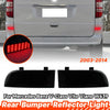 Mercedes Benz W639 Smoke Rear Bumper Reflector Brake Lights (2003–2014)
