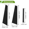 BMW 7-Series (2017-2022) Black 6 Pcs Door Pillar Window Trim