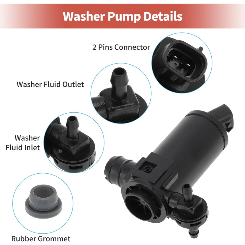 Honda CR-V Windshield Washer Pump (2017-2023)
