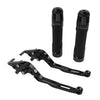 BMW R1200GS ADV Black Extendable Brake Clutch Levers Grips (2004-2018)