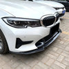 BMW 3 Series G20 G21 320i (2019-2022) Carbon Black Front Bumper Lip Spoiler