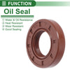 Oil Seal / 19x35x7mm / Seal Ring Rotary Shaft Seal FKM Rubber 5 Pcs