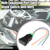 Toyota Alphard Hole Expansion Port Switch Blank with Wire (2002-2023)