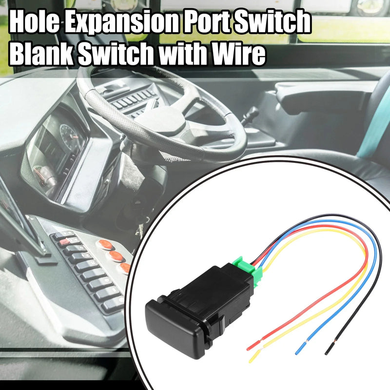 Toyota Alphard Hole Expansion Port Switch Blank with Wire (2002-2023)