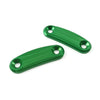 Kawasaki ZX-10R Green Mirror Block Off Base Plates (2011-2015)