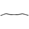Harley Sportster Softail Dyna Black / Chrome Rise Bar 3.5" Handlebar