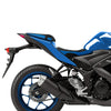 Yamaha YZF R3 Black Blue Rider Driver & Passenger Seats (2015-2024)
