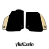 Ferrari 488 GTB (2015-2020) - AutoWin Brand, Crema Leather Black Floor Mats