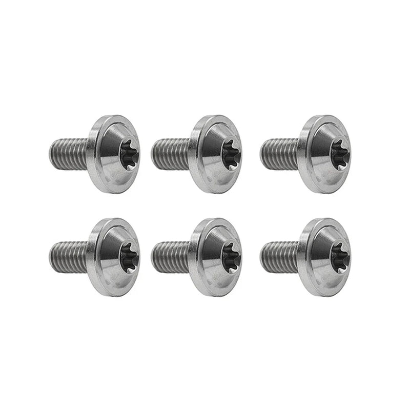 Bike Motorcycle 6 x M6x30mm Alloy Torx Head Screws