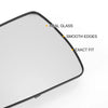 KIA Sorento Left Side Heated White Mirror Glass (2009-2014)
