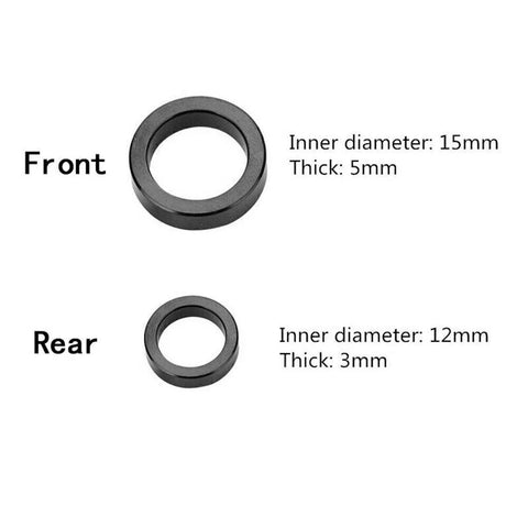 Bikes ZTTO Front Hub Adapter Boost Fork Conversion Kit 15mm x 100mm to 110mm