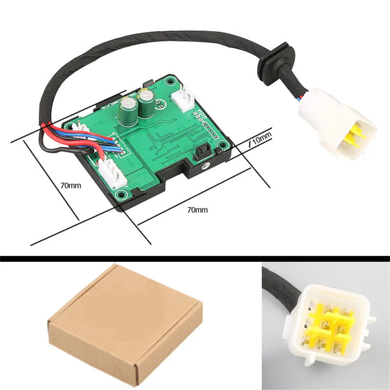 Car 12V 5KW Air Heater LCD Monitor Switch Board Remote Control Harness