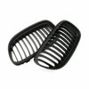 BMW E90 E91 3 Series Glossy Black Front Bumper Kidney Grille (2008-2011)