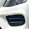 Mercedes-Benz GLE Front Bumper Side Grill Covers Deflectors (2015–2018)