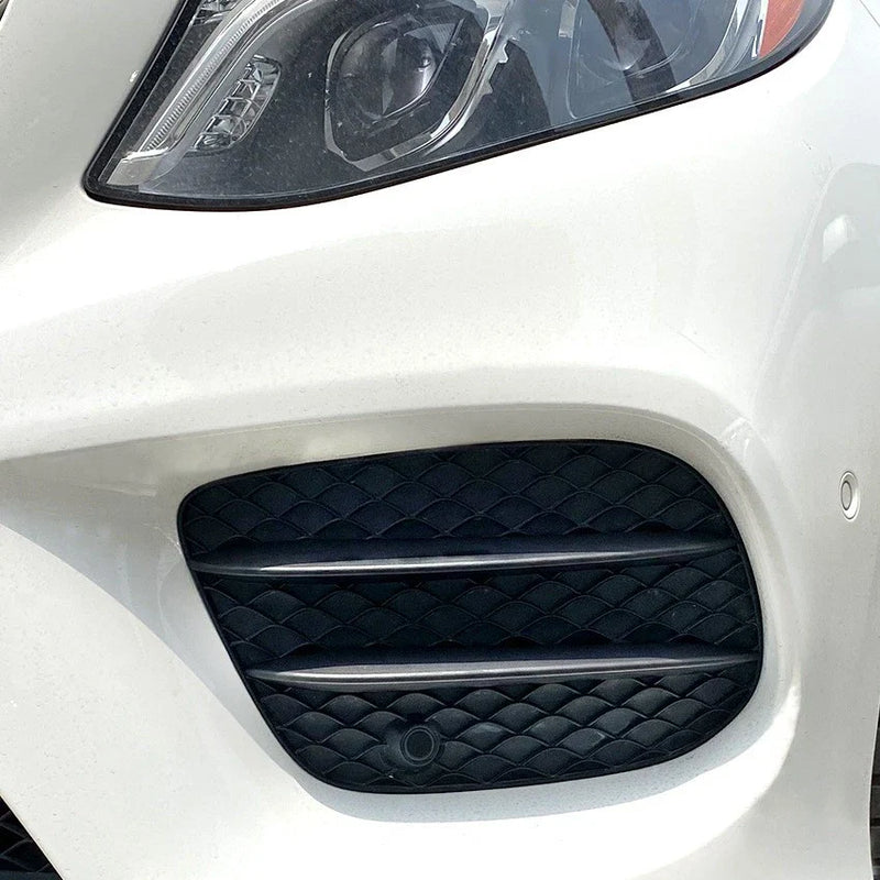 Mercedes-Benz GLE Front Bumper Side Grill Covers Deflectors (2015–2018)