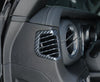 Jeep Wrangler JL Carbon Fiber 2 x Front Side Air Vent Cover Trim (2018-2023)