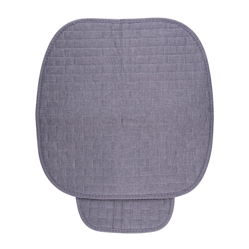 Auto Car Truck SUV Gray Fabric Front Seat Cover Cushion Mat