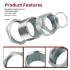 Axle Lock Jam Sleeve Nut Clip 2 x Honda Sportrax TRX400EX (1999–2008)