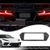 Corvette C8 Carbon Fiber Rear License Plate Frame Trim (2020-2024)