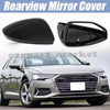 Audi A6 A7 A8 (2019-2021) Black Rear Mirror Cover Case Shell 2 x