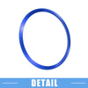 Honda Civic 2016-2021 Blue Wheel Hub Center Cover Rings (Set of 4)