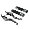 Kawasaki Z650 Z900 Extendable Brake Clutch Levers Grip Set (2017-2023)