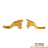 Harley Touring Road King Gold Handlebar Hand Brake Clutch Levers (2014-2023)
