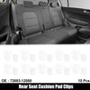 Toyota Avalon Camry 10 x Car Rear Seat Cushion Pad Clips (2013-2023)