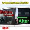 Benz S Class W222 6PCS Pillar Trim Door Cover Mirrored Post (2014–2020)